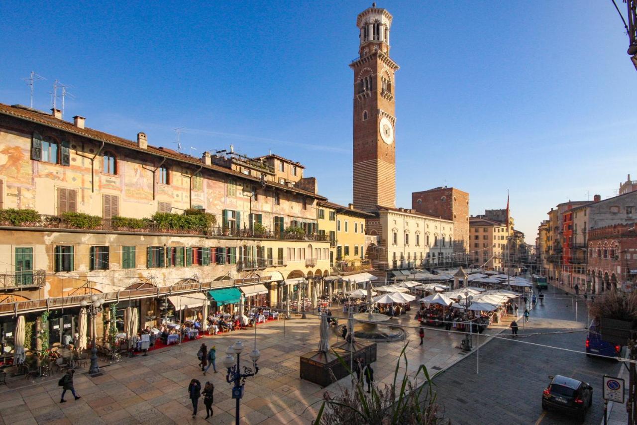 Ferienwohnung Residenza Buglioni Piazza Erbe Verona Exterior foto