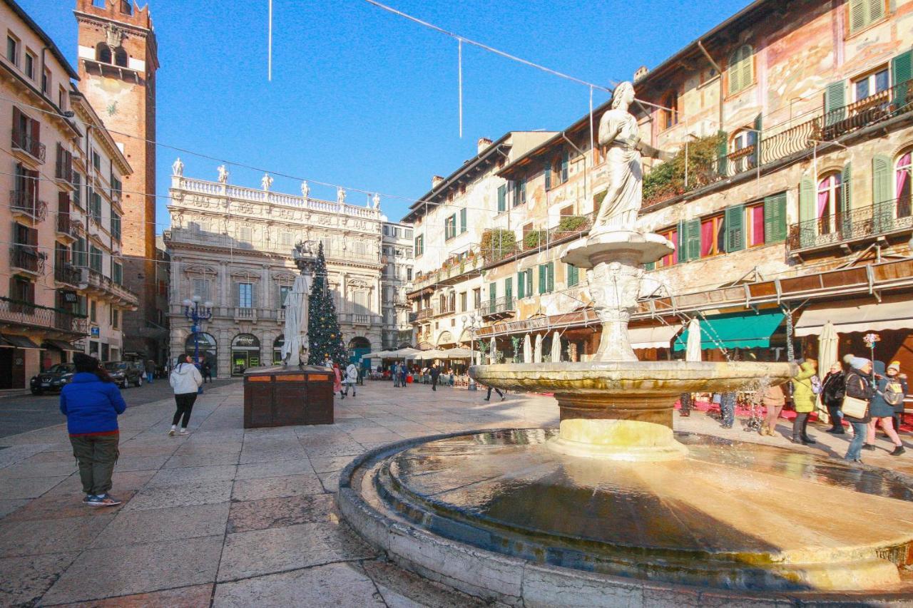 Ferienwohnung Residenza Buglioni Piazza Erbe Verona Exterior foto